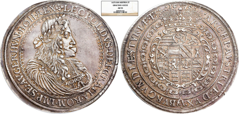 Leopold I., 2 Thaler 1675, IAN (Graz) CZ 
Leopold I., 2 Tolar 1675, IAN (Graz),...