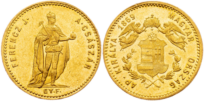 Franz Joseph I., 1 Dukat 1869, GYF (Karlsburg) CZ 
František Josef I., 1 Dukat ...