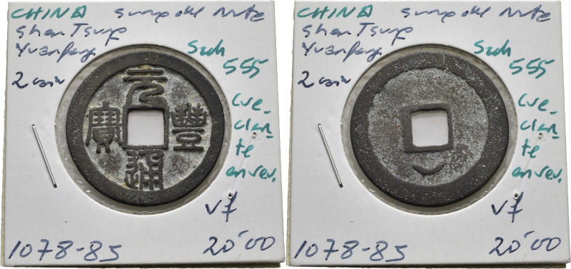 CHINA. Dinastía Ta Sung del Norte-Shen Tsung-Yuan feng. 2 cash. 1078-1085. Creci...