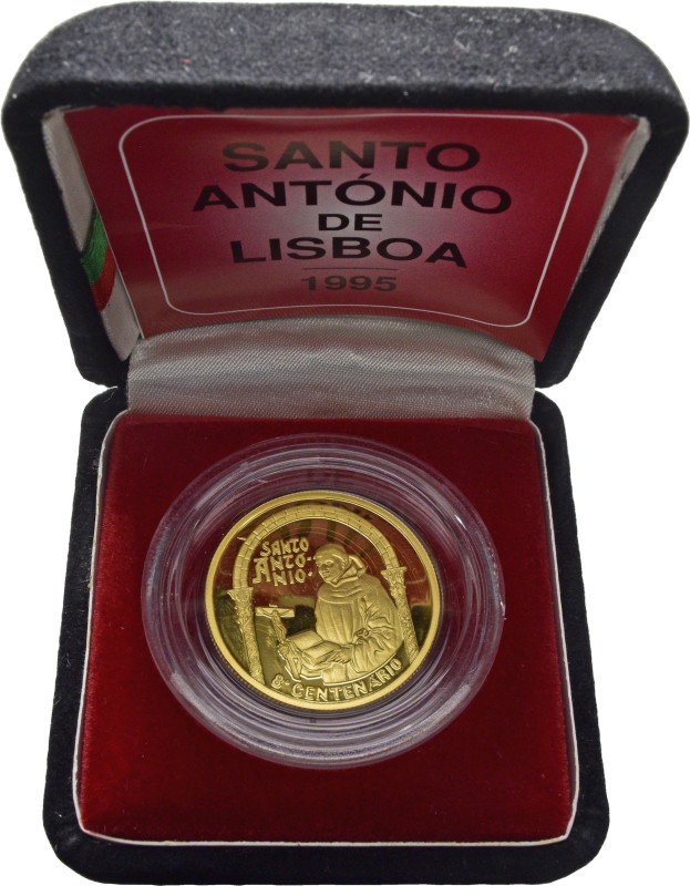 PORTUGAL. San Antonio de Lisboa. VIII Centenario. 500 escudos. 1995. Acuñada en ...