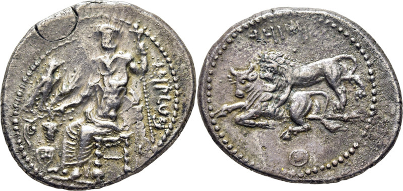 CILICIA TARSOS. Satrapía de Mazaios. 361-333 aC. Estátera. Baal de Tarsos (Zeus ...