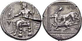CILICIA TARSOS. 361-333 aC. Satrapía de Mazaios. Estátera pérsica. Prácticamente EBC-. Buena acuñación