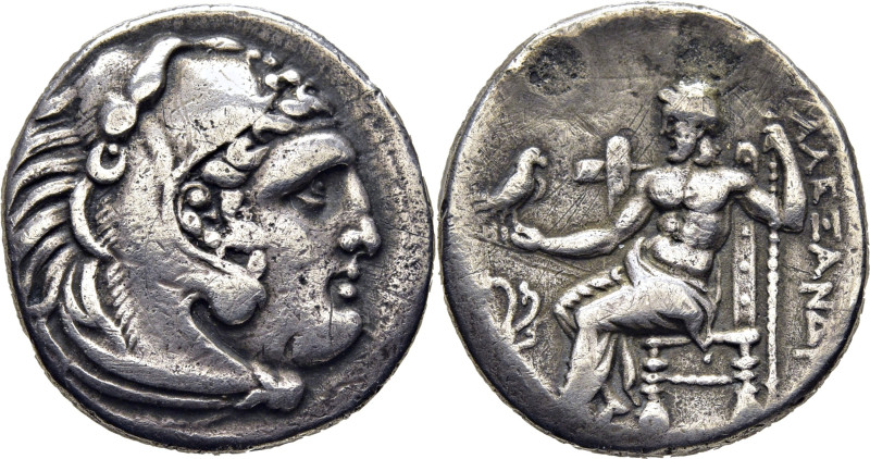 MACEDONIA MYSIA TROAS AEOLIS. Alejandro III el Grande. 336-323 aC. Dracma eubeo ...