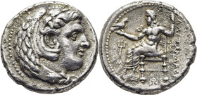 MACEDONIA. Alejandro III el Grande. 334-300 aC. Tetradracma eubeo ático. EBC-/MBC+. Acuñación centrada y fuerte