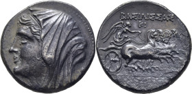 SICILIA SIRACUSA. Hieron II. 274-216 aC. 16 litras. Tono oscuro