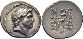 SIRIA. Reyes Seleucidas. Demetrio Soter (el Servidor). 162-150 aC. Tetradracma. Tono