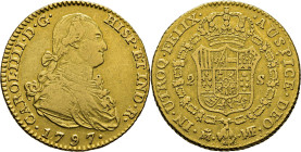 CARLOS IV. Madrid. 2 escudos. 1797. MF