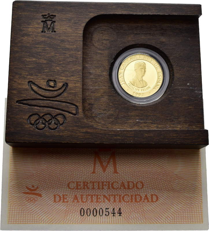 XXV Olimpiada Barcelona ´92. 10.000 pesetas. 1992. Béisbol. Con certificado y en...