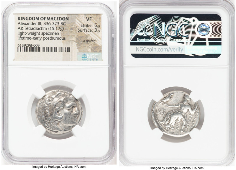 MACEDONIAN KINGDOM. Alexander III the Great (336-323 BC). AR light-weight specim...