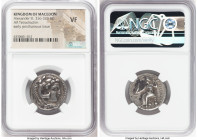 MACEDONIAN KINGDOM. Alexander III the Great (336-323 BC). AR tetradrachm (23mm, 12h). NGC VF. Late lifetime-early posthumous issue of Cyprus, Citium, ...
