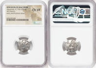 MACEDONIAN KINGDOM. Alexander III the Great (336-323 BC). AR drachm (17mm, 12h). NGC Choice VF. Posthumous issue of Colophon, ca. 322-317 BC. Head of ...