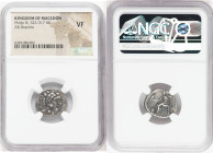 MACEDONIAN KINGDOM. Philip III Arrhidaeus (323-317 BC). AR drachm (18mm, 12h). NGC VF. Lifetime issue of Side, ca. 323-317 BC. Head of Heracles right,...