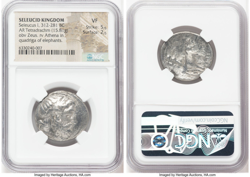 SELEUCID KINGDOM. Seleucus I Nicator (312-281 BC). AR tetradrachm (26mm, 15.81 g...