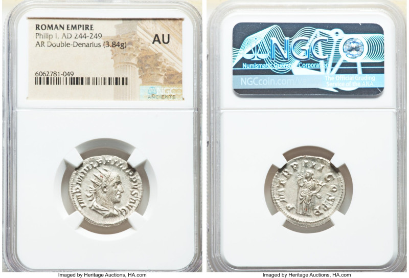 ANCIENT LOTS. Mixed. Lot of five (5) AR and BI issues. NGC Choice VF and (ungrad...