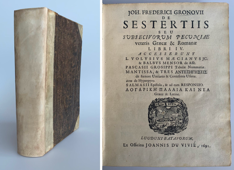 Monographien. Bibliophile Werke. Gronovius, J.F.


De sestertiis seu, Subseci...