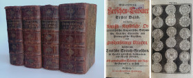Monographien. Bibliophile Werke. Joachim, J.F.


Neueröfnetes Groschen=Cabinet, Erster bis Vierter Band. 1. - 11. Fach + 1. und 2. Supplement. In 4...