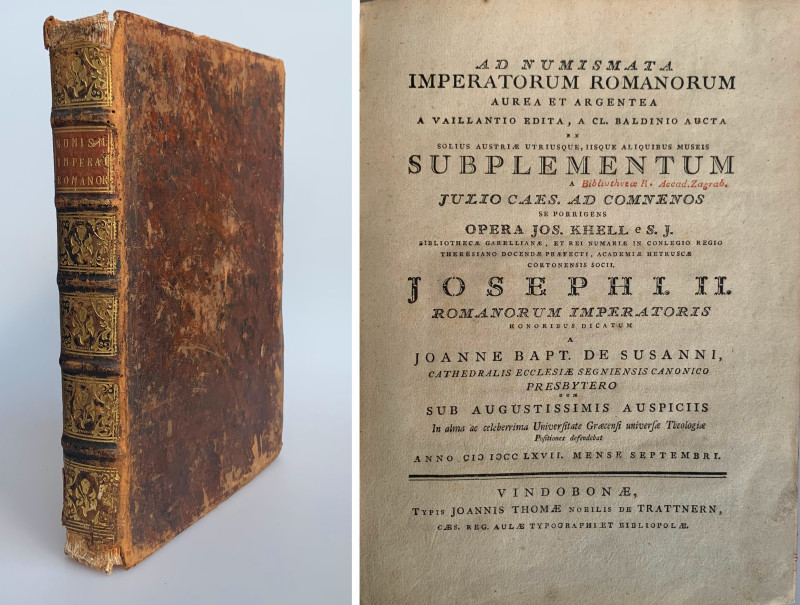 Monographien. Bibliophile Werke. Khell v. Khellburg, J.


Ad numismata impera...