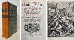 Monographien. Bibliophile Werke. Morell, A.


Thesaurus Morellianus, sive Familiarum Romanorum Numismata Omnia, Diligentissime undique conquisita, ...