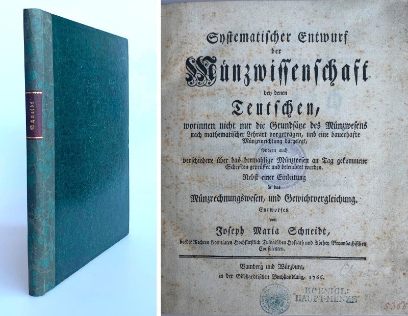 Monographien. Bibliophile Werke. Schneidt, J.M.


Systematischer Entwurf der ...