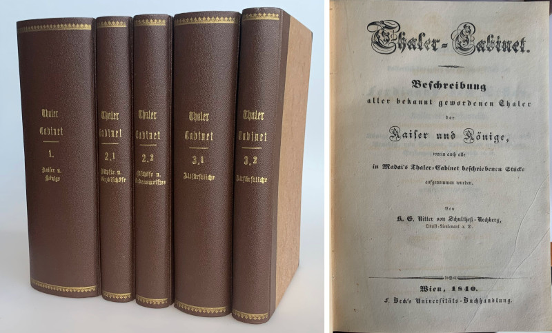 Monographien. Bibliophile Werke. Schulthess-Rechberg, K.G.


Thaler-Cabinet. ...