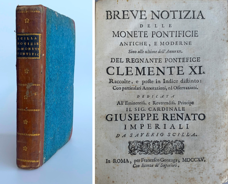 Monographien. Bibliophile Werke. Scilla, S.


Breve notizia delle monete pont...