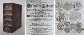 Monographien. Bibliophile Werke. Tentzel, W. E.


Saxonia Numismatica oder Medaillen-Cabinet von Gedächtniß-Müntzen und Schau-Pfennigen, welche die...