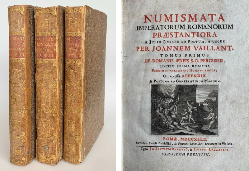 Monographien. Bibliophile Werke. Vaillant, J.


Numismata Imperatorum Romanor...