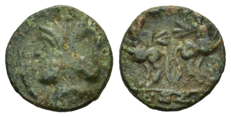 Macedon, Thessalonica, c. 1st century BC. Æ (21mm, 4.20g). Janiform male head. R...