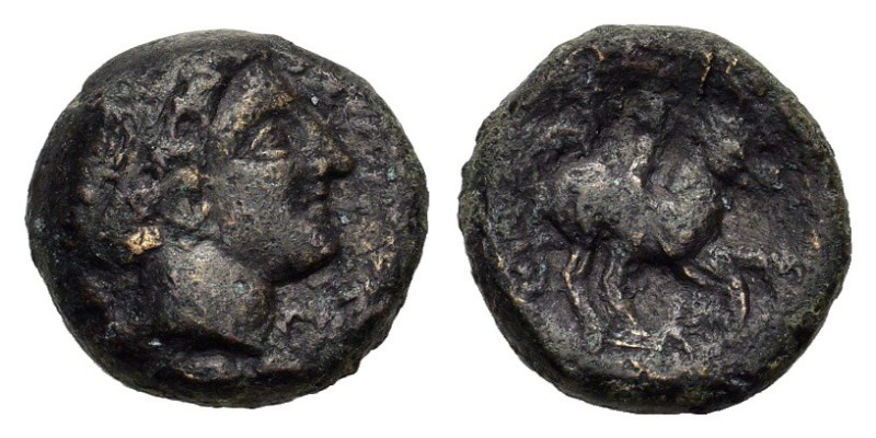 Kings of Macedon, Philip II (359-336 BC). Æ (17mm, 6.40g). Uncertain mint in Mac...