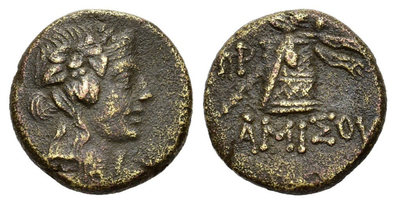 Pontos, Amisos, time of Mithradates VI, c. 85-65 BC. Æ (21mm, 8.20g). Head of Mi...