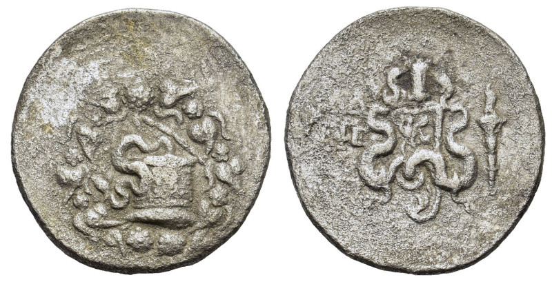 Ionia, Ephesos, c. 133-67 BC. AR Cistophoric Tetradrachm (28mm, 11.90g), year 44...