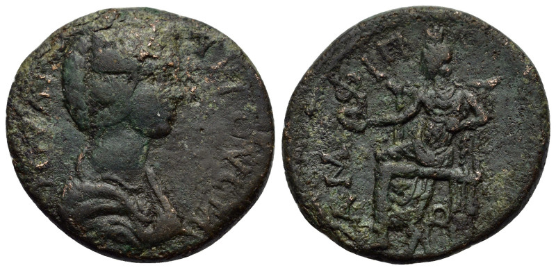 Julia Domna (Augusta, 193-217). Macedon, Amphipolis. Æ (22mm, 6.20g). Draped bus...