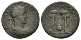Severus Alexander (222-235). Pontus, Neocaesarea. Æ (29mm, 17.30g), year 171 (234/5). Laureate, draped and cuirassed bust r., seen from behind. R/ Pri...