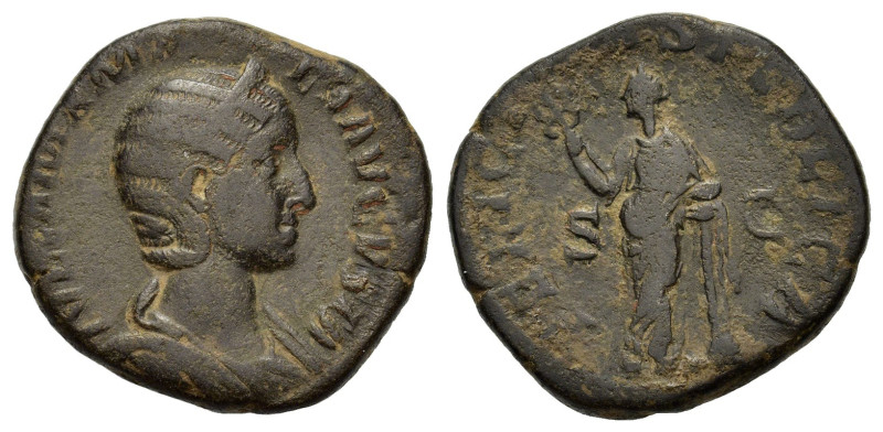 Julia Mamaea (Augusta, 222-235). Æ Sestertius (29.5mm, 18.20g). Rome, AD 228. Dr...