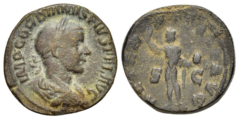 Gordian III (238-244). Æ Sestertius (29.5mm, 13.50g). Rome, 240-3. Laureate, dra...