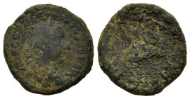 Gordian III (238-244). Æ Sestertius (32mm, 20.53g). Rome. Laureate, draped and cuirassed bust r. R/ Uncertain type. Fair