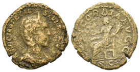 Otacilia Severa (Augusta, 244-249). Æ Sestertius (31mm, 14.20g). Rome, AD 246. Draped bust r., wearing stephane. R/ Concordia seated l., holding pater...