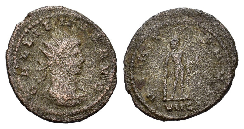 Gallienus (253-268). Antoninianus (20.5mm, 2.90g). Antioch. Radiate, draped and ...