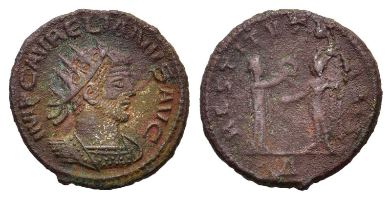 Aurelian (270-275). Radiate (21mm, 5.00g). Antioch, 275-6. Radiate and cuirassed...