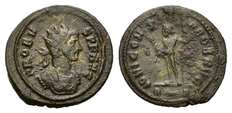 Probus (276-282). Radiate (23mm, 4.10g). Rome, AD 281. Radiate and cuirassed bus...