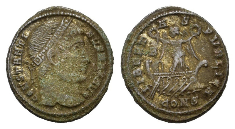 Constantine I (307/310-337). Æ Follis (19mm, 3.10g). Constantinople, c. 327-8. D...