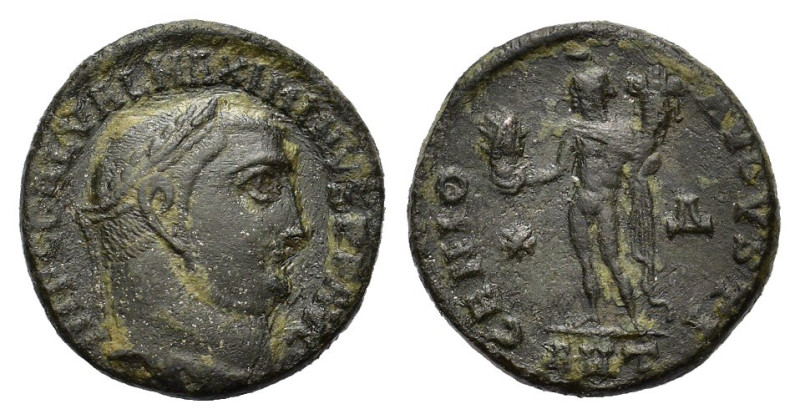 Maximinus II (310-313). Æ Follis (20mm, 5.20g). Antioch, AD 312. Laureate head r...