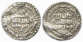 Abbasid. Al-Mustansir (AH 623-640 / AD 1226-1242) AR Dirham (20.5mm, 3.00g). Madinat al-Salam, AH 637 = AD 1239. A-272; SICA IV, 1277. Slightly wavy, ...