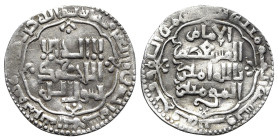 Abbasid. Al-Mustansir (AH 623-640 / AD 1226-1242) AR Dirham (24mm, 2.95g). Al-Salam, AH 641. Album 276. Wavy flan, VF