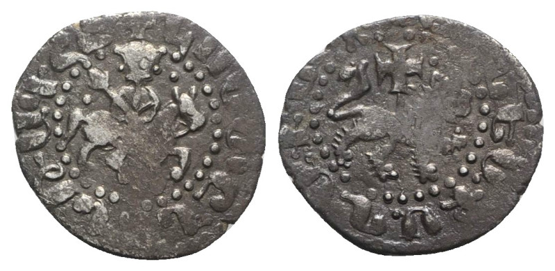 Cilician Armenia, Levon III (1301-1307). AR Tavorkin (20mm, 2.16g, 5h). King on ...