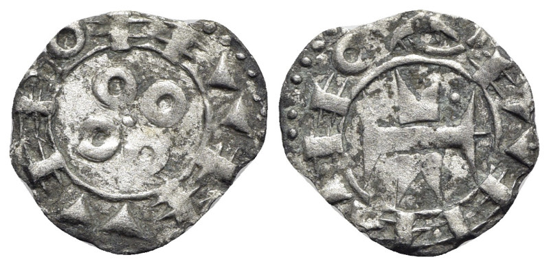 France, Melgueil. Uncertain Count or Bishop, 13th century. BI Obol (17mm, 0.81g)...