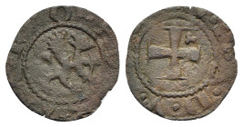 Italy, Genova, Republic, 1139-1339. BI Quartaro (14mm, 0.50g). VF