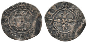Italy, Napoli. Carlo II d’Angiò (1285-1309). BI Denaro Regale (18.5mm, 0.81g). Crowned bust facing. R/ Cross. P.R.4; MIR 25. Good Fine