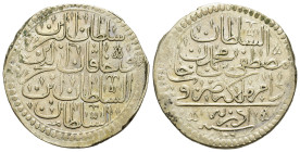 Ottoman Empire. Mustafa II (1106-1115 AH / 1695-1703 AD) Kurush AH 1106 (AD 1695). Edirne mint. KM 121.1; Pere 490. Good VF