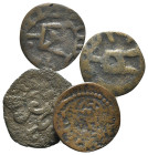 Sogdiana, lot of 4 Oriental Æ coins, to be catalog. Lot sold as is, no return